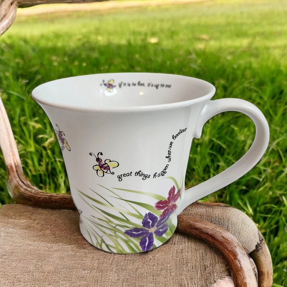 Mary Kay Beelieve Bee Coffee Mug Cup 12 Oz.